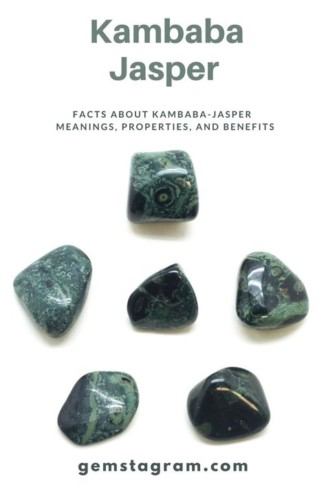 Kambaba Jasper Crystal Meaning, Types Of Jasper Stones, Kambaba Jasper Meaning, Green Jasper Meaning, Witches Crystals, Stone Identification, Jasper Meaning, Best Healing Crystals, Rock Identification