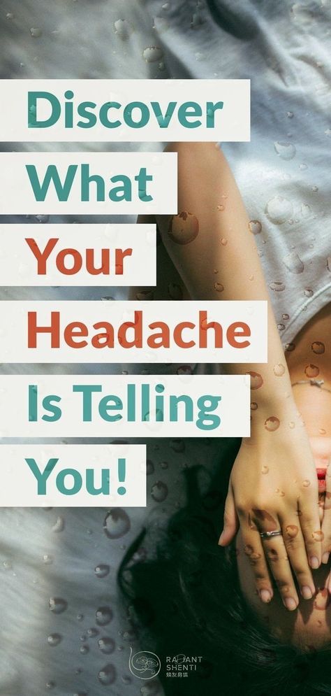 Acupressure Points For Headache, Different Headaches, Massage For Headache, Pressure Points For Headaches, Headache Causes, Massage Points, For Headaches, Migraine Prevention, Headache Types