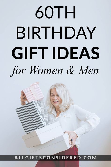 Clever and classic gift ideas that men and women in their 60s will cherish Birthday 60th Ideas For Women, Ideas For 60th Birthday Gift For Woman, 60 Birthday Gifts For Woman, Gifts For A 60 Year Old Woman, Woman’s 60th Birthday Ideas, 60th Birthday Ideas For Best Friend, Birthday Gifts For 60 Year Old Woman, 60th Birthday Ideas For Mom Gift, 60th Birthday Ideas For Sister