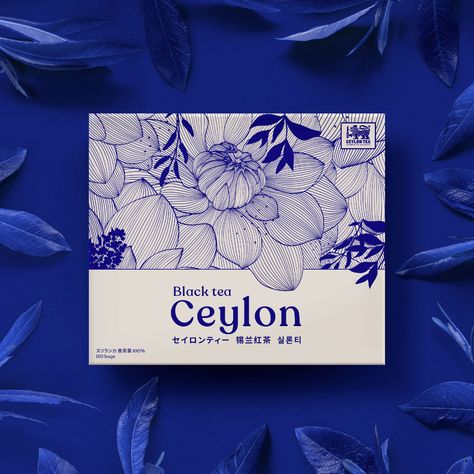 Visuell Identitet, Tea Logo, Tea Packaging Design, Ceylon Tea, Tea Brands, Box Packaging Design, Tea Packaging, Food Packaging Design, Packing Design