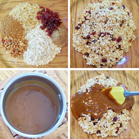 steps for mixing the ingredients for homemade clif bars Diy Cliff Bars Recipes, Homemade Cliff Bars, Cliff Bars, Healthy Protein Desserts, Protein Granola, 2024 Recipes, Clif Bars, Breakfast Prep, Healthy Sweet Snacks