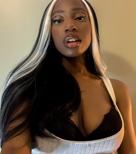 Cruella Hair, Catty Noir, Tone Hair, Wig Making, Hair Black, Hair Inspo Color, Soft Hair, Black Girls Hairstyles, Aesthetic Hair