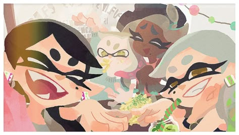 Marina's chat room - Inkipedia, the Splatoon wiki Splatoon Squid Sisters, Marina Splatoon, Splat Tim, Splatoon Squid, Pearl And Marina, Squid Sisters, Callie And Marie, Splatoon 2 Art, Splatoon