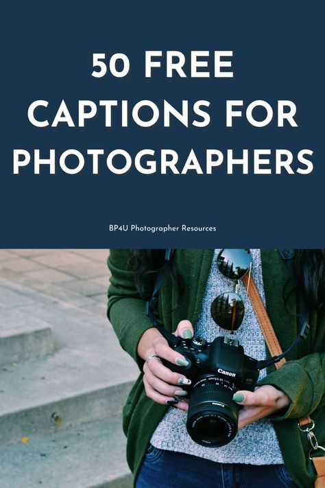 50 free captions for photographers Captions For Photographers, Content For Photographers, Free Captions, Photographers Bio, Photoshoot Quotes, Photography Captions, Photography Business Plan, Photographer Quotes, Instagram Post Captions