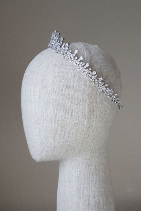 Breathtaking bridal tiara composed of flawless simulated diamonds | wedding inspo, wedding, wedding ideas, wedding hair, bridal hair styles, bridal hair accessories, bridal headpieces, headpieces for brides, bridal tiara, bridal crown, tiaras and crowns, headpieces for brides, luxury jewelry, diamond crown, bridal hair ideas, sparkly tiaras, sparkly wedding tiara, diamond tiara, maximalist wedding, glamorous wedding, elegant bride,diamond headpiece,winter wedding,winter bride #wedding #bridetobe Headpieces For Brides, Hair Styles Bridal, Luxury Jewelry Diamond, Maximalist Wedding, Diamond Headpiece, Bridal Hair Ideas, Tiara Diamond, Crown Bridal Hair, Wedding Tiara Veil