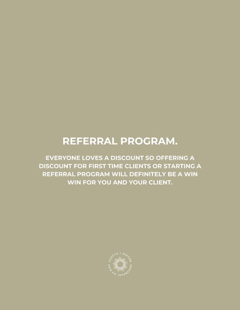 Some things we recommend doing if you want to get more extension clients: Post Extension Content - everyone loves to see the before + afters of an extension install. They also love seeing the process of an install and what an extension appointment may look like Education - continuing your education as a stylist and signing up for classes will help you and also your client have even more trust in you. Referral Program - everyone loves a discount so offering a discount for first time clien... First Time Client Discount, Referral Program, Nail Ideas, First Time, Education, Quick Saves