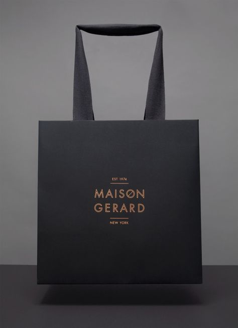 Maison Gerard Luxury Paper Bag, Shoping Bag, Shopping Bag Design, Retail Bag, Paper Bag Design, Retail Bags, Packing Design, Luxury Packaging, Bag Packaging