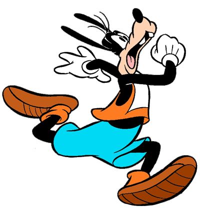 Running Cartoon Character, Cartoon Running, Running Character, Character Running, Disneyland Backpack, Running Drawing, Running Cartoon, Goofy Disney, Disney Purse