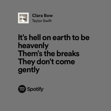 taylor swift, the tortured poets department ttpd clara bow lyrics Clara Bow Lyrics, Clara Bow Taylor Swift, Songs Captions, Julia Wicker, The Magicians Syfy, Song Captions, Taylor Swift Song Lyrics, Clara Bow, Swift Lyrics