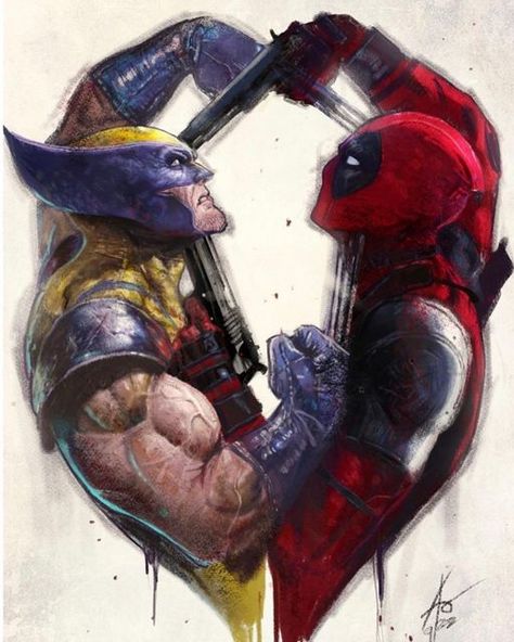 Wolverine And Deadpool, Wolverine Tattoo, Wolverine Comic Art, Deadpool Artwork, Marvel Wolverine, Xmen Art, Avengers Poster, Deadpool Art, Wolverine Comic