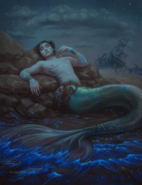 Male Mermaid, Fantasy Mermaids, Sixth Sense, Octopus Tentacles, Mermaid Aesthetic, Arctic Ocean, Mermaids And Mermen, Beautiful Mermaids, Mythical Creatures Art