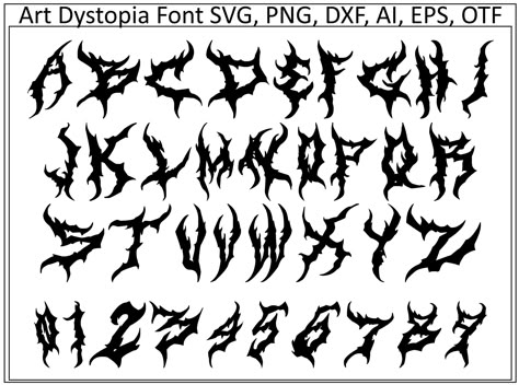 Art Dystopia, Creepy Font, Scary Font, Alfabet Font, Halloween Font, Design Alphabet, Metal Font, Horror Font, Horror Svg