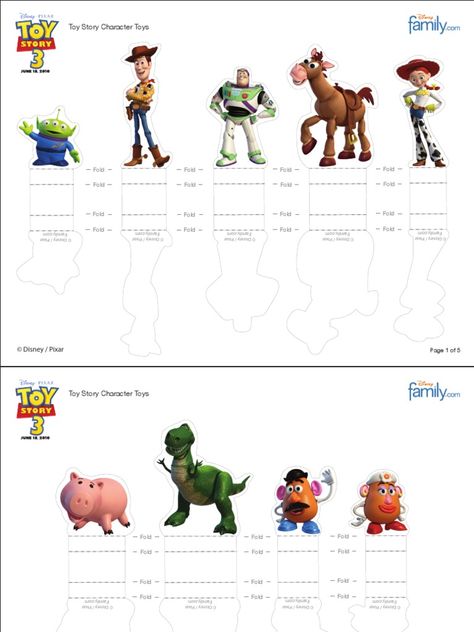 Toy story Toy Story Characters Printables, Toy Story Centerpieces, Toy Story Printables, Toy Story Decorations, Toy Story Birthday Cake, Toy Story Figures, Printable Toys, Jessie Toy Story, Toy Story Characters