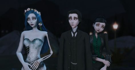 occult & fantasy finds ☾ on Tumblr Victor And Victoria, Zombie Christmas, Sims 4 Dresses, Corpse Bride, Sims 4 Cc, Maxis Match, Disney And Dreamworks, Sims Cc, Sims 4