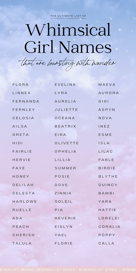 Flower Names For Girls, Nature Inspired Names, Unique Baby Girl Names, Mystical Names, Nature Names, Modern Baby Names, Boys Names, Uncommon Baby Names