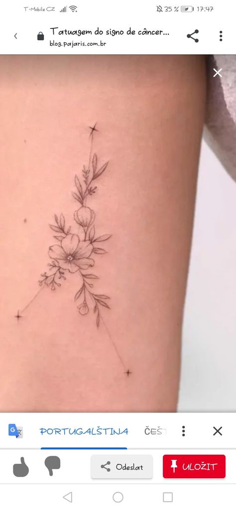 Cancerian Tattoo, Line Art Tattoos, Art Tattoos, Leaf Tattoos, Body Art Tattoos, Maple Leaf Tattoo, Flower Tattoo, Art Tattoo, Body Art