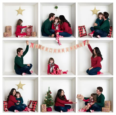 Holiday Cardboard Box Photo, Cardboard Box Christmas Photo, Family Christmas Box Photos, 12 Days Of Christmas Photoshoot, Family Box Photo, Cardboard Box Photoshoot Christmas, In The Box Photography Christmas, Christmas Box Pictures, Christmas Cardboard Box Photoshoot