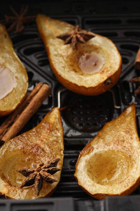 Baked Pears, Be Soft, Pear Recipes, Air Frying, Frying, Air Fryer Recipes, Have You Ever, Air Fryer, Pear