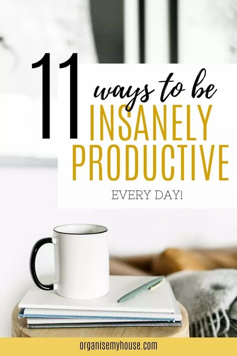 Making the most of every day is so important, and these tips on how to be productive are perfect to get started. I think I will try out at least one a day and see what works for me. It may well be the week I have the most productivity ever! I can't wait to see how much I get done! Ways To Be Productive, Productivity Inspiration, Time Management Work, Morning Routine Productive, Organizing Time Management, How To Be Productive, Productive Things To Do, Wellness Travel, Growth Quotes