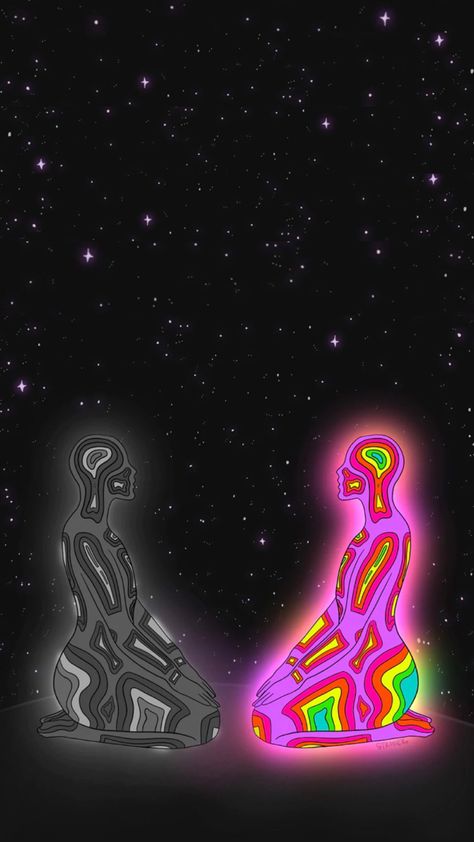 Two Souls Connecting Art, Soulmates Art, Phone Wallpaper Iphone, Twin Flame Art, Pretty Wallpaper Ipad, Spiritual Wallpaper, Soul Ties, Flame Art, Wallpaper Iphone Wallpaper