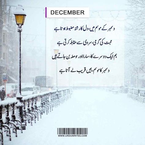 Alvida December Poetry in Urdu December Poetry In Urdu, December Poetry, Welcome December, December Quotes, The Farewell, Poetry In Urdu, Urdu Poetry, The Year, Poetry