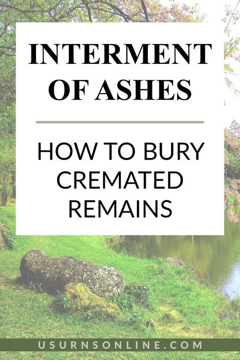 We go over the many places your loved one’s ashes can be laid to rest, what you can hold their ashes in for burial, and answer many question people have about Interment Ashes such as “can you put ashes in a coffin?” and “can you bury cremated remains in your backyard?” Family Cemetery Ideas, Internment Of Ashes Ceremony, Life Binder Printables, Family Cemetery, Estate Planning Checklist, Binder Printables, Life Binder, Memorial Ideas, Memorial Plaque