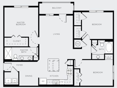 4 Room Apartment Floor Plan, Three Bedroom Apartment Design, 3bedroom Apartment Floor Plan, 3 Bedroom Condo Floor Plans, Apartment Layout 3 Bedroom, Apartment Layout 3bedroom, Three Bedroom Apartment Floor Plans, 3 Bedroom Apartment Layout, 3 Bedroom Apartment Floor Plan