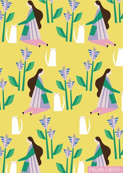 print & pattern: NEW WORK - megan carter Megan Carter, Sketchbook Ideas, Design Wallpaper, Greetings Cards, Design Agency, Print Pattern, Kids Design, Fabric Collection, Her Style