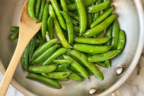 A go-to side dish all spring long. Sugar Snap Pea Recipe, Snap Peas Recipe, Salmon Potato, Pea Recipes, Rice Ingredients, Sugar Snap Peas, Snap Peas, Vegetarian Paleo, Peanut Free