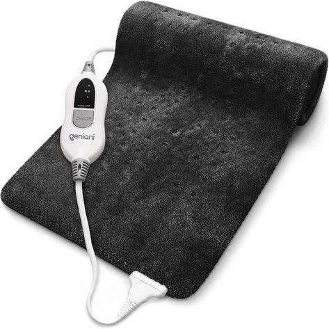 Amazon.com: GENIANI Extra Large Electric Heating Pad for Back Pain and Cramps Relief - Auto Shut Off - Soft Heat Pad for Moist & Dry Therapy - Heat Patch (Aqua Blue) : Health & Household Heating Pad For Cramps, Body Pain Relief, Shoulder Pain Relief, Cramps Relief, Heating Pads, Heat Pad, Moist Heat, Back Pain Remedies, Dry Heat