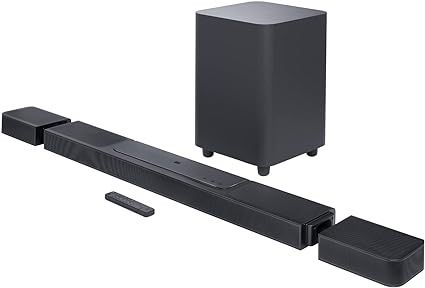 JBL Bar 1300X: 11.1.4-Channel soundbar with Detachable Surround Speakers, MultiBeam™, Dolby Atmos® and DTS:X®, Black Jbl Soundbar, Mt Sinai, Wireless Surround Sound, Home Theater Surround Sound, 3d Sound, Accessories Video, Surround Speakers, Video Security, Rear Speakers