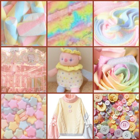 Pastel Clowncore, Clowncore Aesthetic, Adopt Idea, Rainbow Aesthetic, Mood Board Inspiration, Printable Scrapbook Paper, Mood Board Design, Calming Colors, Aesthetic Images