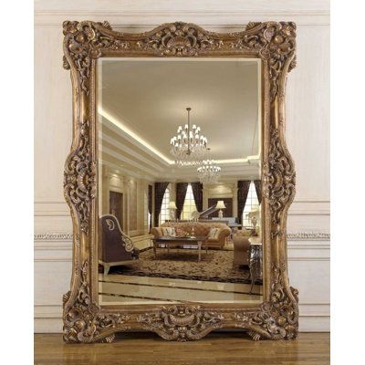 Beautiful antique style wood framed dressing mirror with unique inlay work done over frame. Provides an elegant look in any home. | Infinity Furniture Import Fon-29201 Wood/Resin in Brown, Size 90.0 H x 66.0 W x 5.0 D in | Wayfair | Home Decor Oversized Mirrors, France Apartment, Privacy Garden, Tuscany Decor, House Dr, Full Length Mirror Wall, Cheval Mirror, Big Mirror, Ornate Mirror