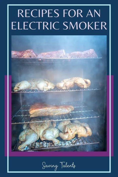 Check out this roundup of delicious recipes for an electric smoker! Your mouth will water with these meals made on a smoker. Smoked Pork Tenderloin Recipes, Smoker Recipes Chicken, Smoked Beer Can Chicken, Hot Recipes, Smoker Recipes Electric, Inexpensive Dinner Recipes, Smoked Pork Tenderloin, Brisket Recipes Smoked, Smoked Meatloaf