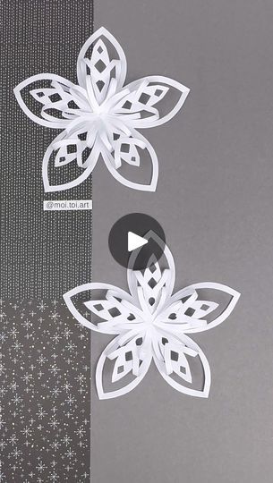 3d Snowflakes How To Make, 3d Paper Snowflakes Diy, 3d Paper Snowflakes, 3d Snowflake, Paper Snowflakes Diy, 3d Snowflakes, Paper Christmas Decorations, Snow Flakes Diy, Diy 3d