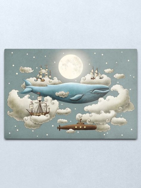 "Ocean Meets Sky " Metal Print by TerryFan | Redbubble Ocean Meets Sky, Sky Sailing, Keys House, Table Platter, Sailing Boat, Sky Color, Bathroom Organizer, Entrance Rug, Family Birthdays