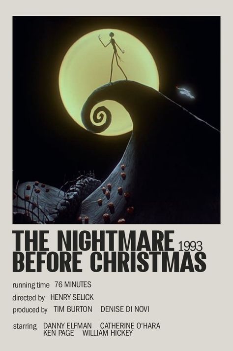 Aesthetic minimalistic polaroid movie poster by me Nightmare Before Christmas Minimalist, Movie Polaroids, Halloween Movie Poster, Nightmare Before Christmas Movie, Christmas Minimalist, Movie Pictures, Polaroid Posters, Tim Burton Art, Photo Deco