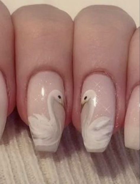 Coquette Nails, Pretty Gel Nails, Really Cute Nails, Soft Nails, Her Nails, White Swan, Lily Rose Depp, Manicure Y Pedicure, Dream Nails