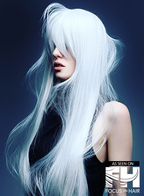 Movement - Brandon Messinger's Editorial Looks with a Commercial Aesthetic https://focusonhair.com/article/movement-hair-collection Hair Movement, Long White Hair, White Blonde Hair, Editorial Hair, Hair Magazine, Female Hair, Brasov, Pastel Hair, Hair Collection