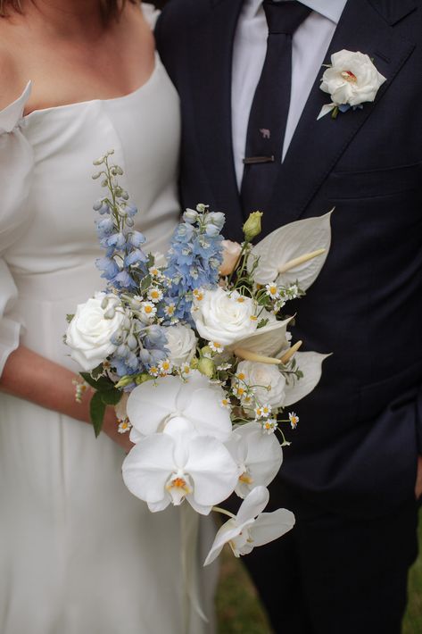 Delphinium Wedding Bouquet, Delphinium Bridal Bouquet, Delphinium Bouquet, Blue Orchid Wedding, Whimsical Wedding Flowers, Blue Hydrangea Bouquet, Blue Bridal Bouquet, Orchid Bouquet Wedding, Venue Photography