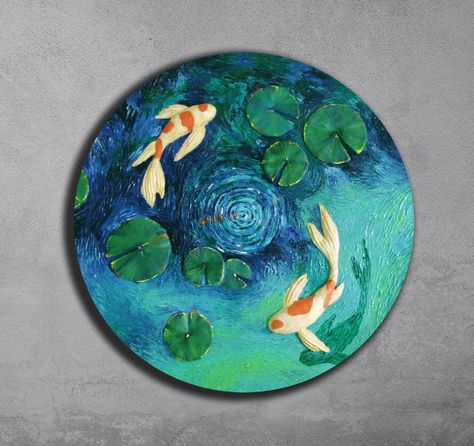 Round Oil Painting, Acrylic Painting Round Canvas, Round Canvas Ideas, Painting Reference Photos Landscape, Circular Painting Ideas, Round Canvas Painting Ideas, Circle Canvas Painting, Round Canvas Art, Round Paintings