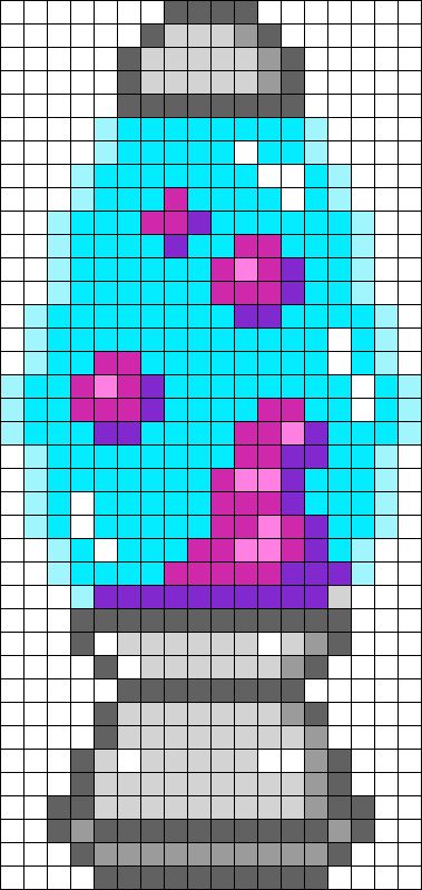 Neon Perler Bead Patterns, Lava Lamp Pixel Art, Lava Lamp Perler Bead Patterns, Retro Perler Bead Patterns, Lsdream Perler Pattern, Lava Lamp Perler, Perler Bead Lava Lamp, Space Perler Bead Patterns, Lava Lamp Perler Beads