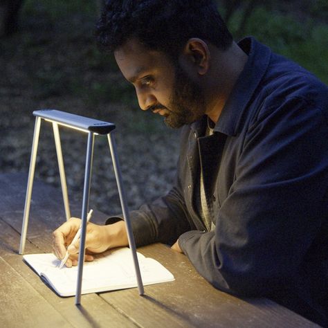 MESA | The Ultimate Portable Light by Ravi Varma — Kickstarter Portable Products, Vipp Shelter, Ravi Varma, Portable Lantern, Portable Lighting, Nomad Life, Portable Desk, Camping Lamp, Backyard Office