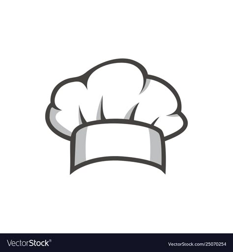 Chef Logo Design Graphics, Chef Hat Illustration, Chef Hat Drawing, Chef Hat Logo, Chef Illustration, Hat Illustration, Cooking Logo, Bakers Kitchen, Chef Logo