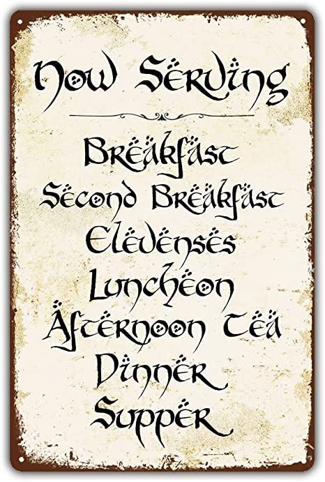 Hobbit Menu Sign, Lotr Decor Interiors, Lotr Signs, Hobbit Sign, Hobbit Dinner, Lotr Crafts, Hobbit Kitchen, Lotr Decor, Lotr Birthday