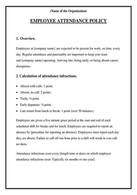 Employee Forms Templates, Salon Policies And Procedures, Policies And Procedures Templates, Attendance Policy At Work, Salon Employee Handbook, Salon Rules For Employees, Hr Policies And Procedures, One On One Meeting Employee Template, Employee Expectations