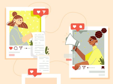 Impact Of Social Media, Social Media Art, Social Media Poster, Flat Illustration, Editorial Illustration, Service Provider, Social Media Graphics, Media Design, Social Media Tips