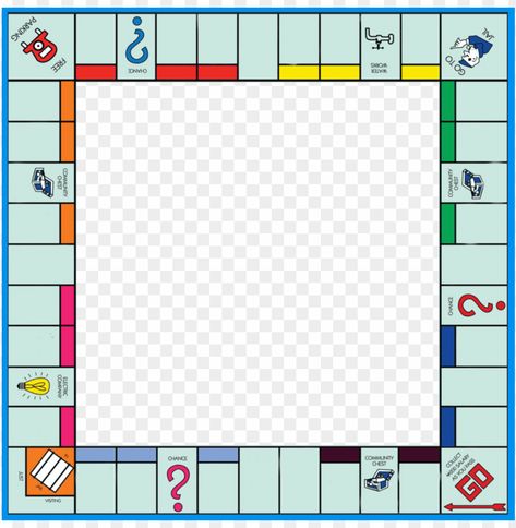 Monopoly Board Template Free Printable, Diy Monopoly Board Free Printable, Diy Monopoly Board Themes, Monopoly Template Free Printable, Monopoly Diy Free Printable, Printable Monopoly Board, Monopoly Printable Templates, Monopoly Background, Monopoly Board Template