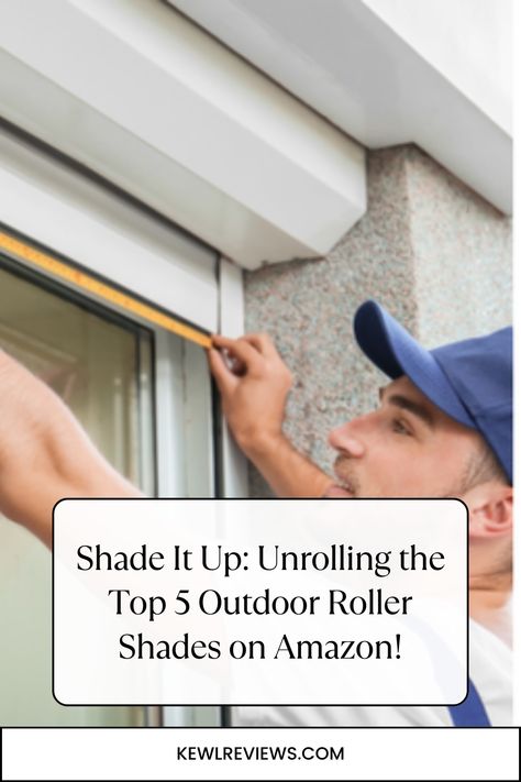 https://www.kewlreviews.com/shade-it-up-unrolling-the-top-5-outdoor-roller-shades-on-amazon/ Porch Shades Outdoor, Dog Landscaping, Outdoor Shade Ideas, Shades With Curtains, Roller Shades Bedroom, Roller Shades Living Room, Curtains Roller, Porch Shades, Outdoor Roller Blinds