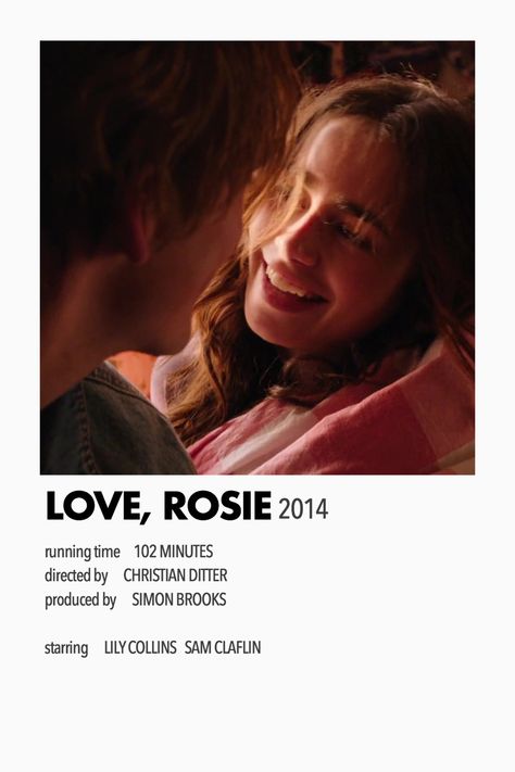 minimalist movie poster Halloween Costume Movie, Love Rosie Movie, Quote Movie, Love Rosie, Romcom Movies, Indie Movie Posters, Film Recommendations, Movies To Watch Teenagers, Film Netflix